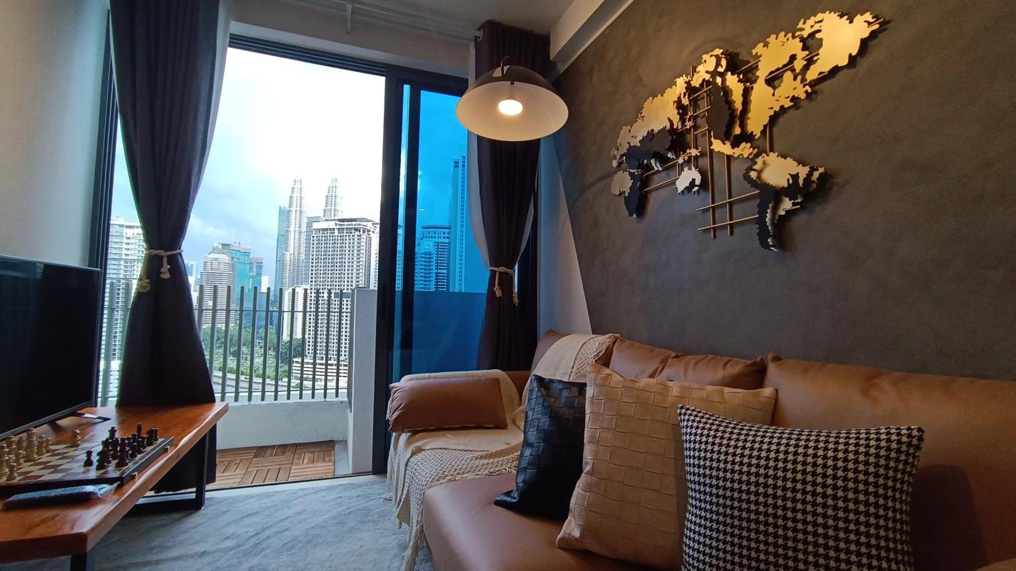 Апартаменты C14B Modern Infinity Pool Klcc Balcony View Куала-Лумпур Экстерьер фото